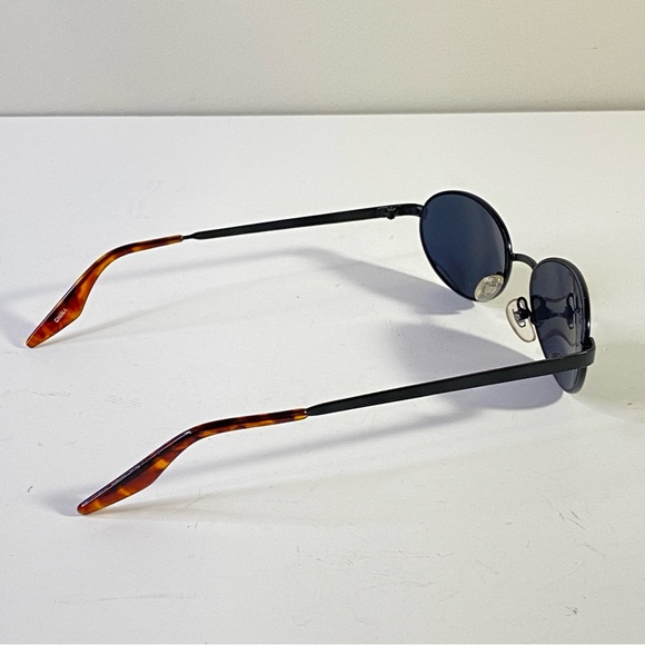 Vintage Black Oval Sunglasses - Picture 4 of 8